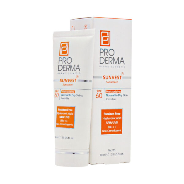 کرم ضد آفتاب و مرطوب کننده پرودرما SPF60